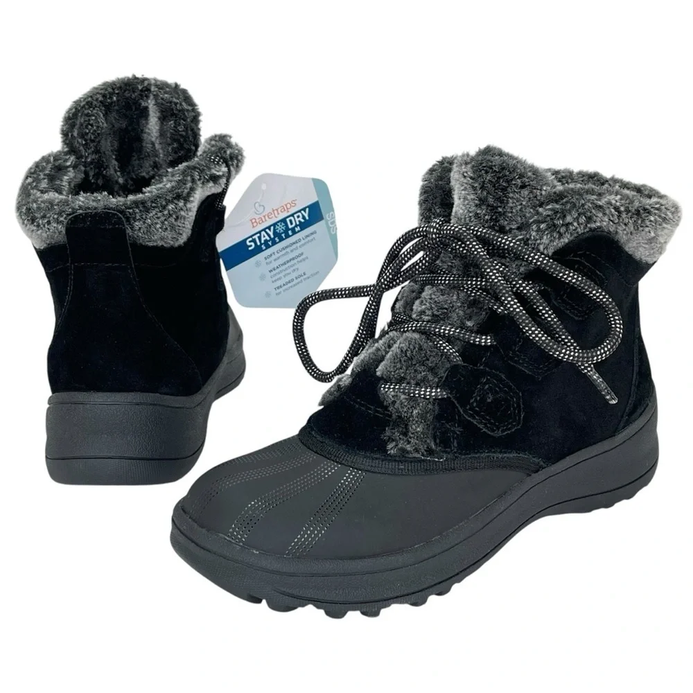 Baretraps Augustina Waterproof Womens Winter Ankle Boots Size 5M